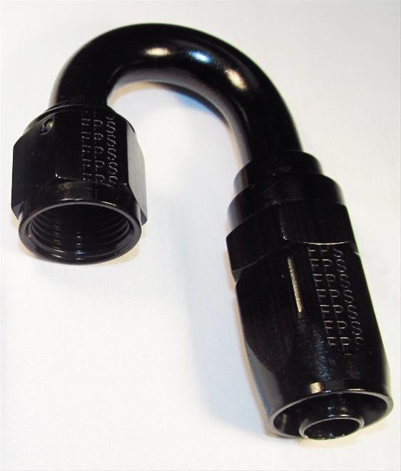 Fragola -8AN Fem x -6AN Hose 180 Degree Reducing Hose End - Black thumbnail 2