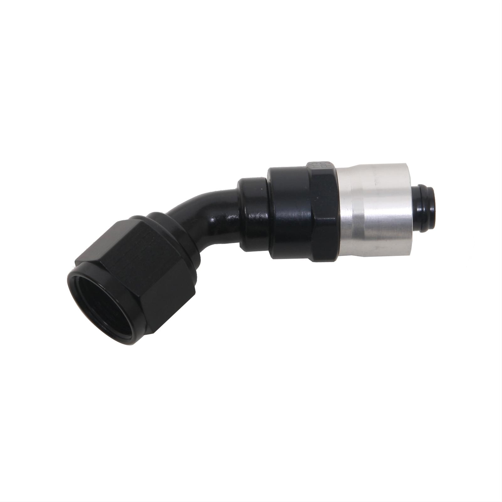 Fragola -8AN x 45 Degree Sport Crimp Hose End