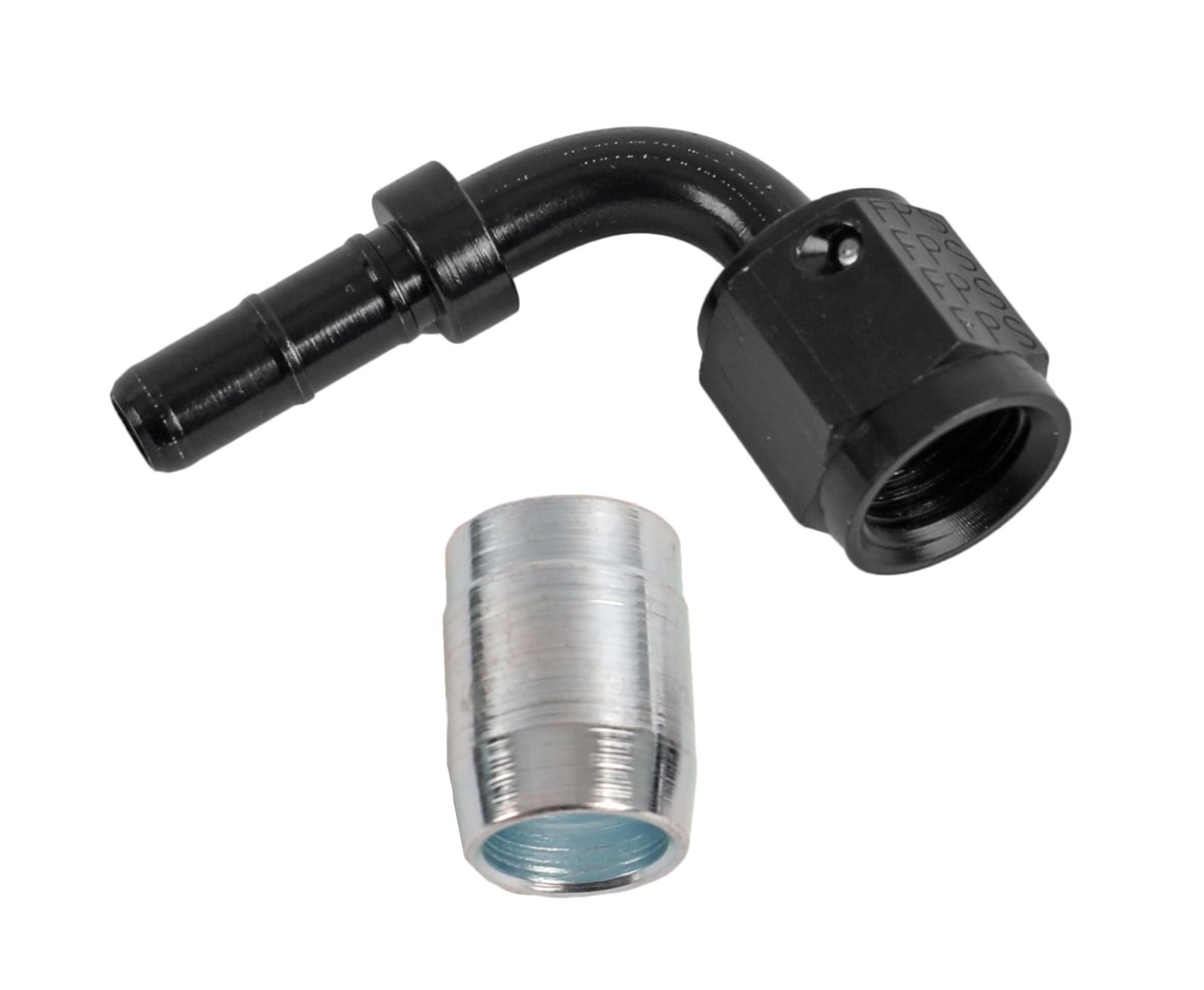 Fragola -4AN x 90 Degree Sport Crimp Hose End Non Swivel