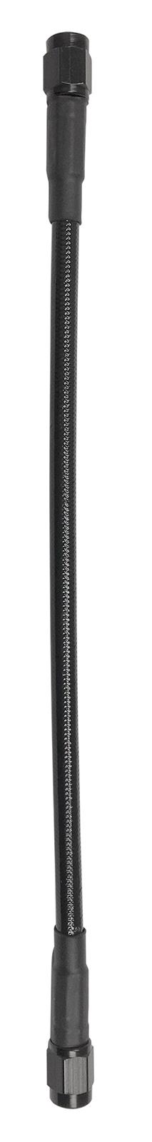 Fragola -3AN Ext Black Covered Assembly Straight x Straight 14in