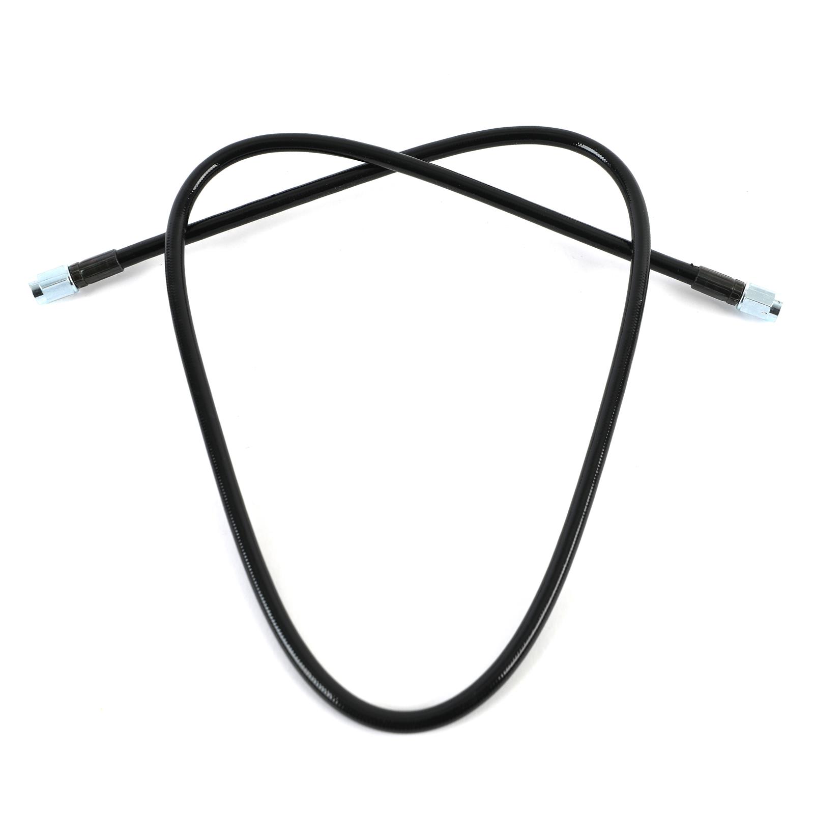 Fragola -3AN Black Covered Assembly Straight x Straight 36in