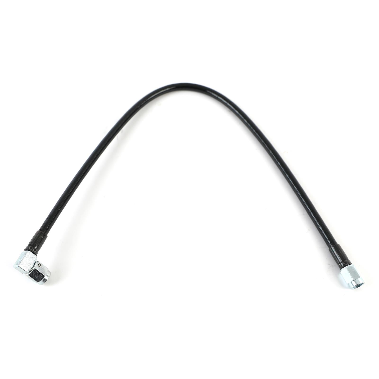 Fragola -3AN Black Covered Assembly Straight x 90ft 18in
