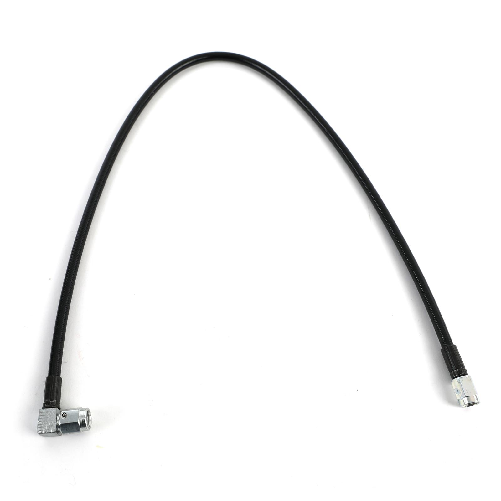 Fragola -3AN Black Covered Assembly Straight x 90ft 24in
