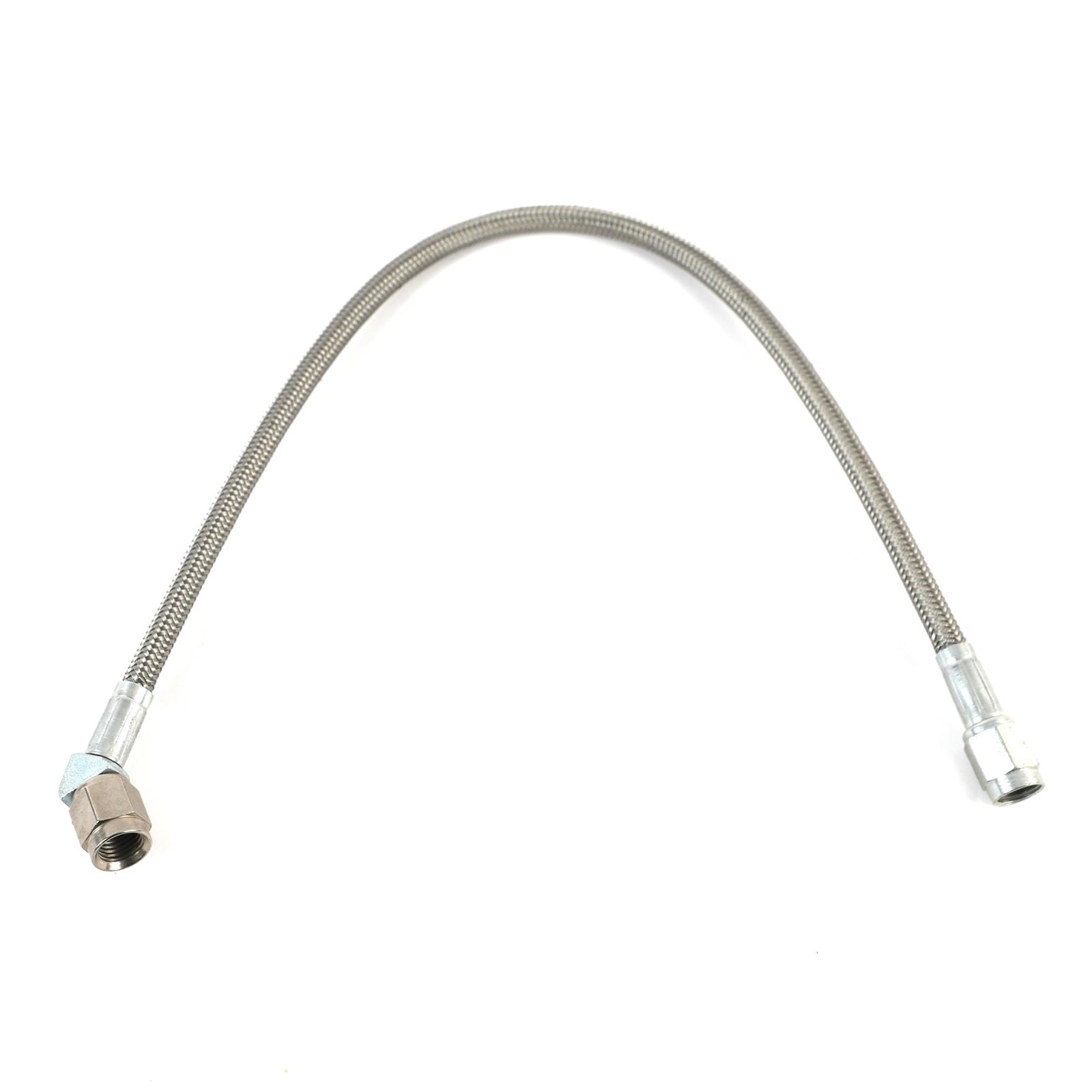Fragola -3AN Hose Assembly Straight x 45 Degree 14in