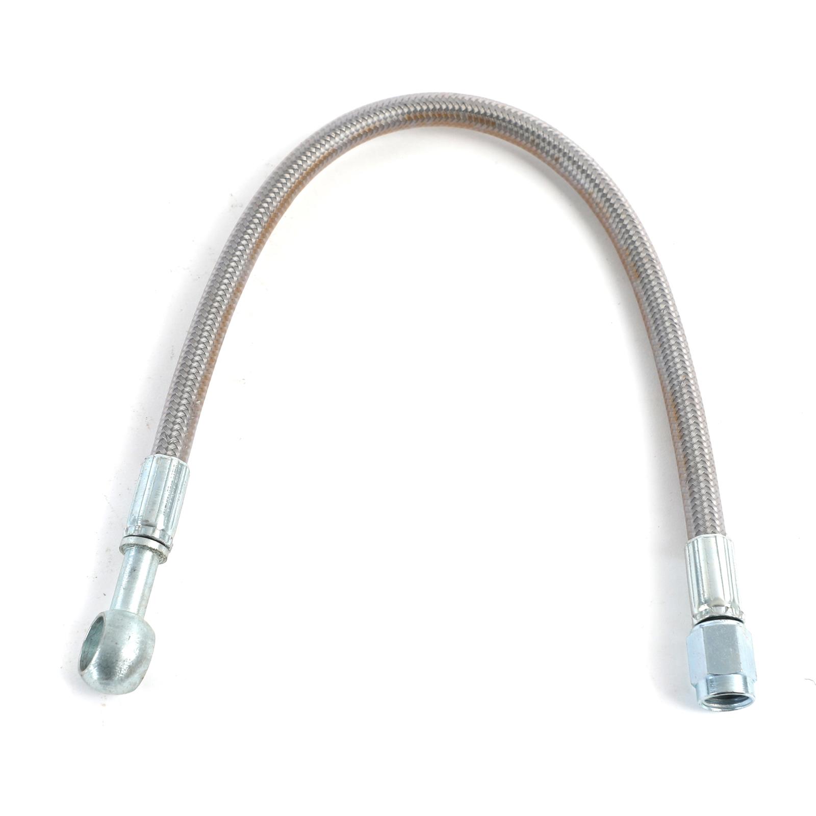 Fragola -3AN Clear Covered Straight x 7/16 BJO 12in