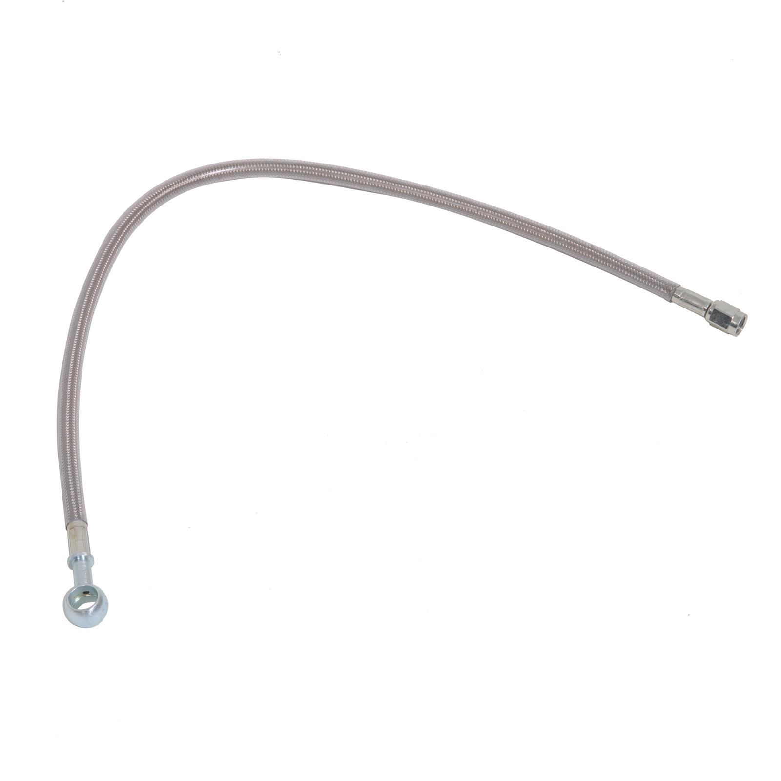 Fragola -3AN Clear Covered Straight x 7/16 BJO 20in