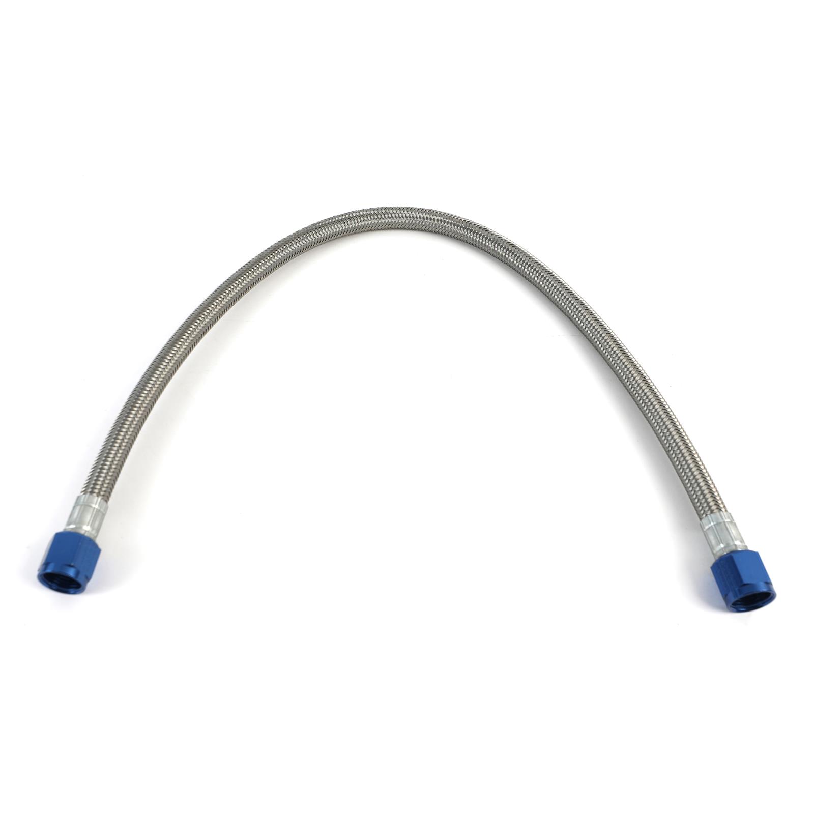Fragola -8AN Hose Assembly Straight x Straight Alum Nut 24in