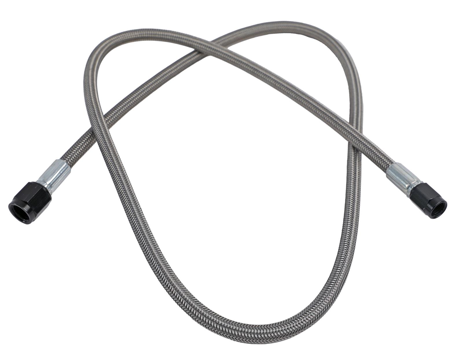 Fragola -3AN x -4AN Nut 4AN Nitrous Line 36in Black Nuts