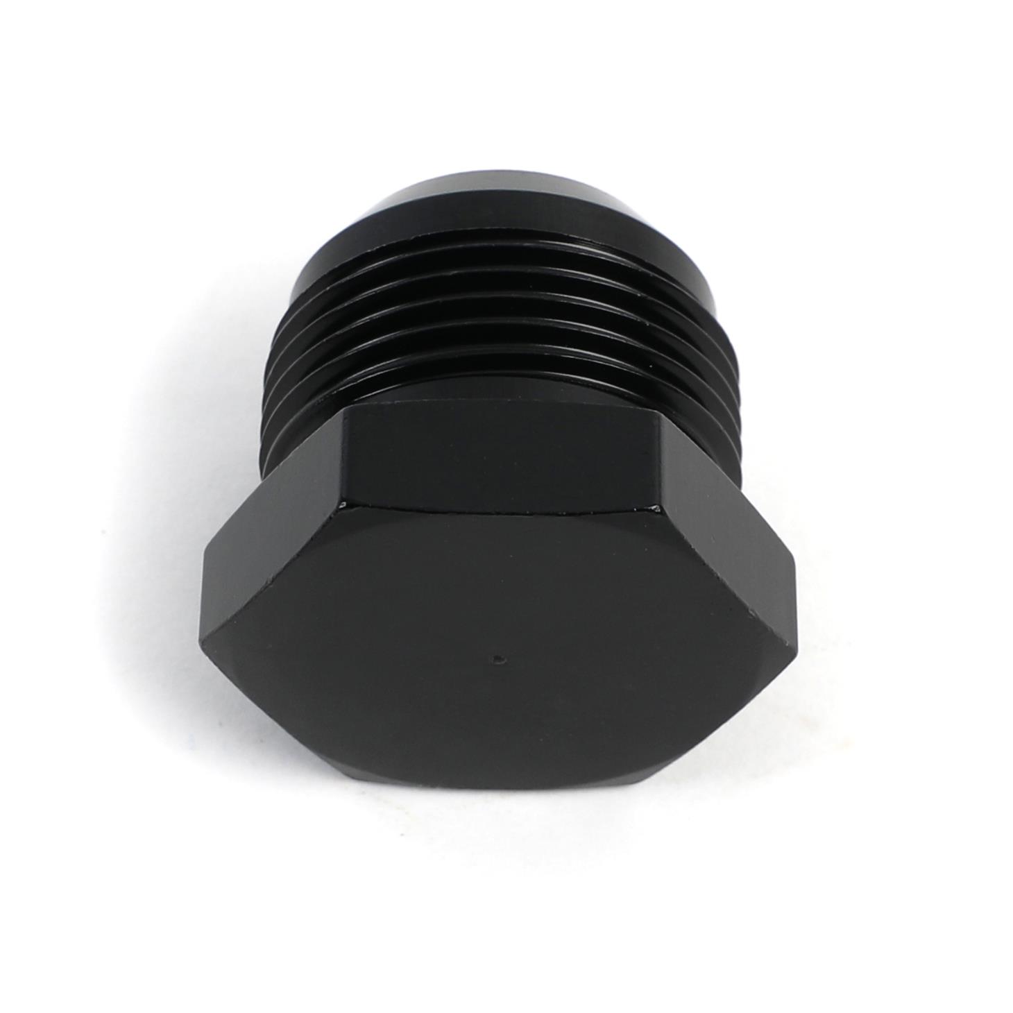 Fragola -16AN Aluminum Flare Plug - Black thumbnail 2