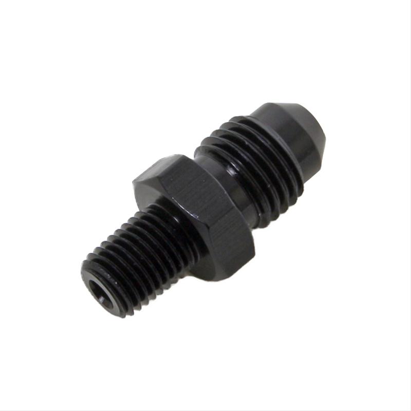 Fragola -4AN x 1/16 NPT Straight Adapter - Black thumbnail 2