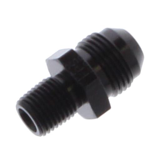 Fragola -8AN x 1/4 NPT Straight Adapter - Black thumbnail 2
