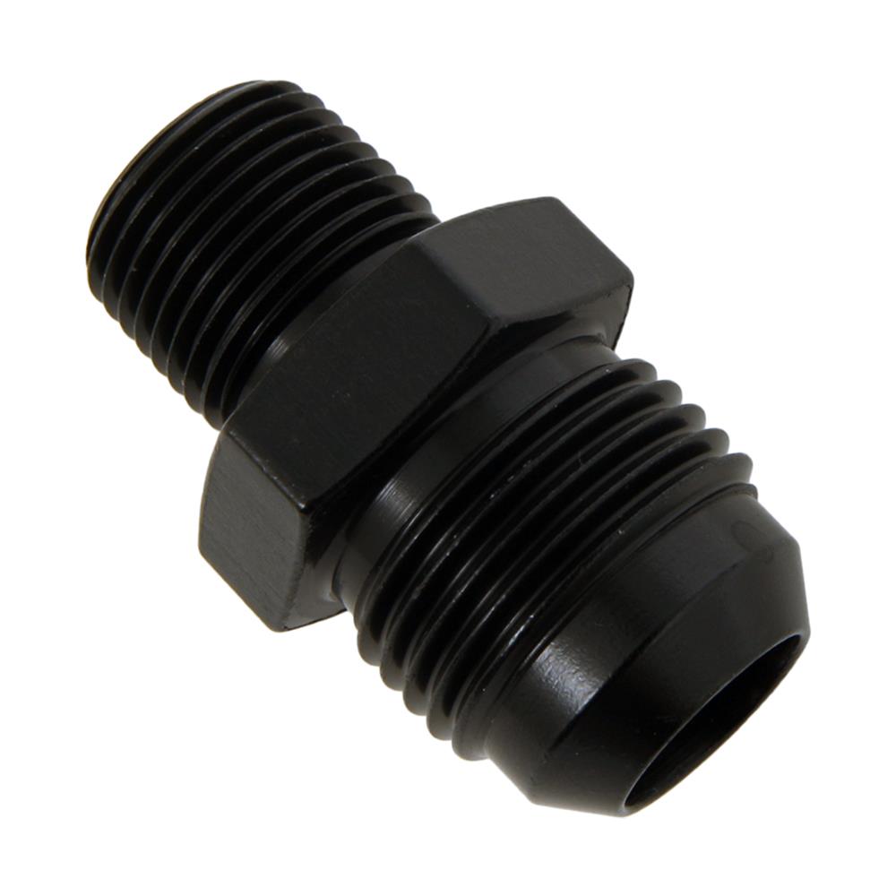 Fragola -10AN x 3/8 NPT Straight Adapter - Black thumbnail 2