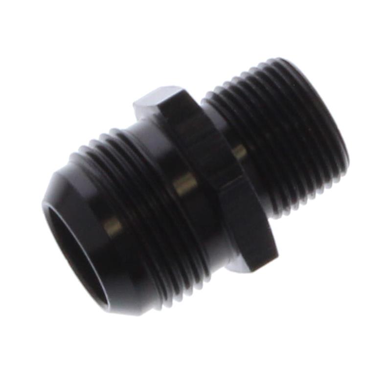 Fragola -16AN x 3/4 NPT Straight Adapter - Black thumbnail 2