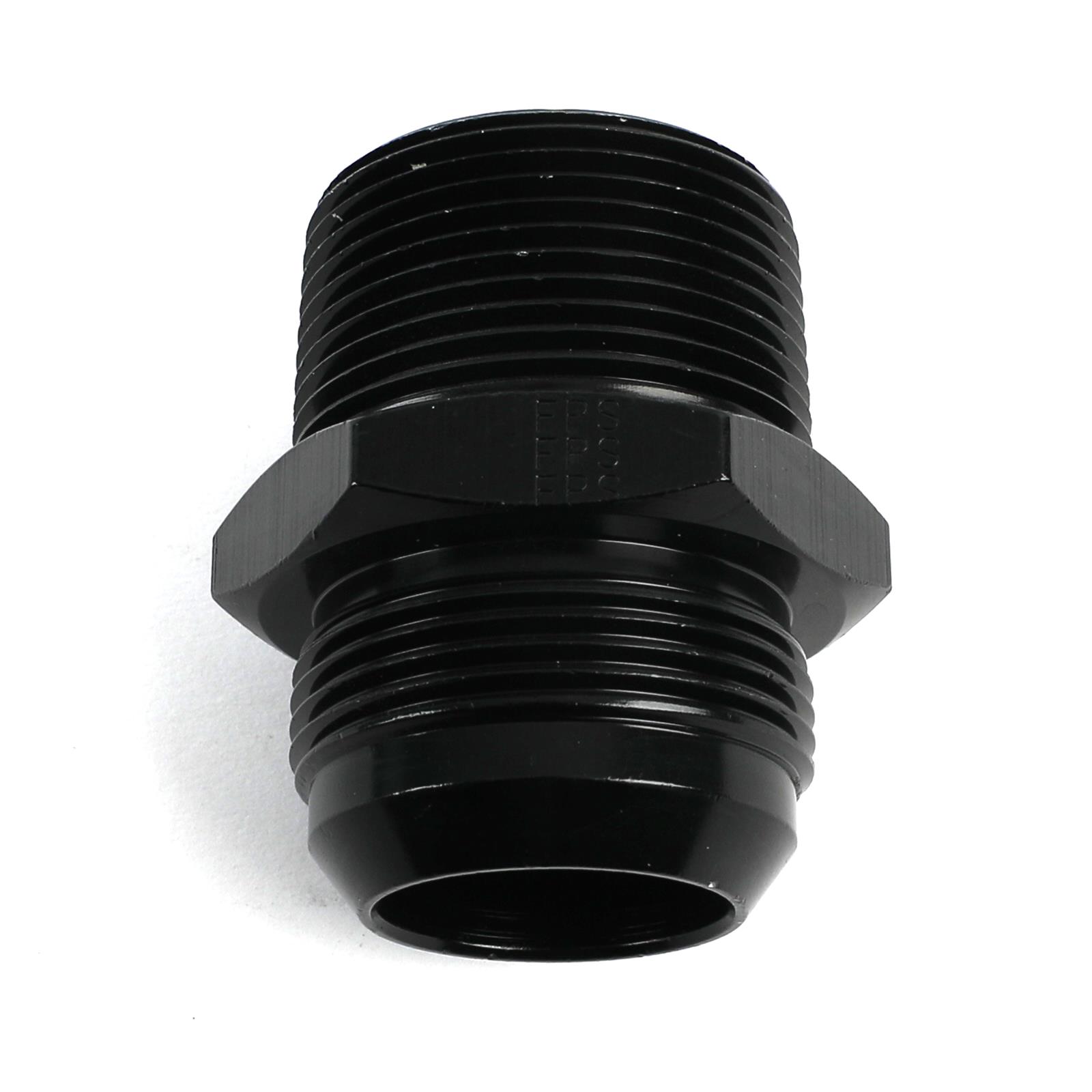 Fragola -20AN x 1 1/4 NPT Straight Adapter - Black