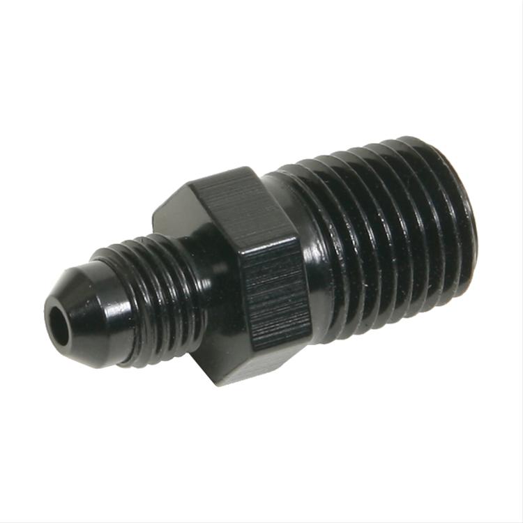Fragola -3AN x 1/4 NPT Straight Adapter - Black thumbnail 2