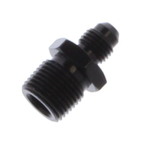 Fragola -4AN x 3/8 NPT Straight Adapter - Black thumbnail 2