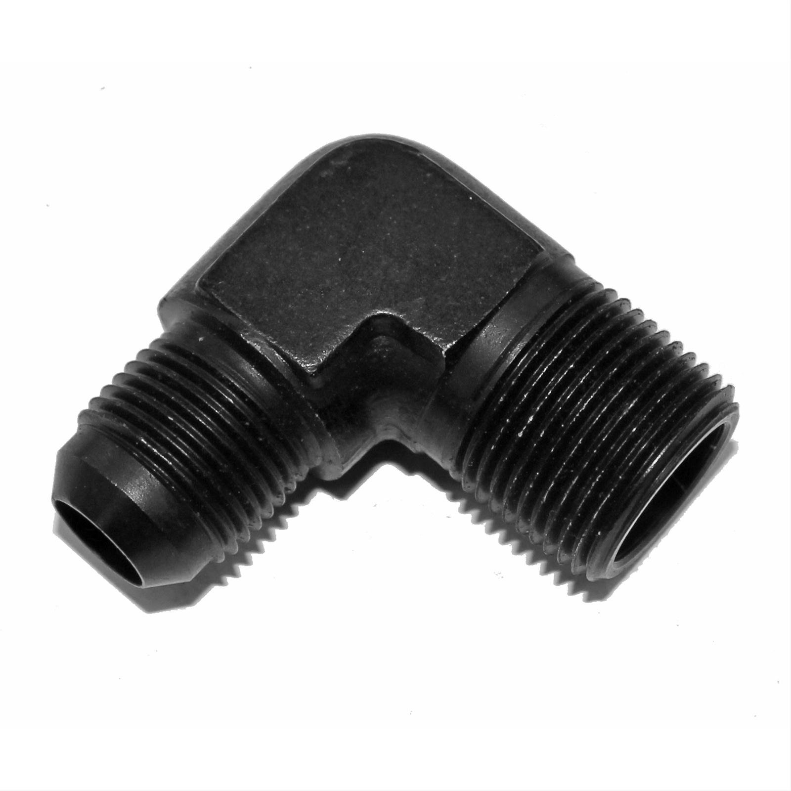 Fragola -10AN x 3/4 NPT 90 Degree Adapter - Black