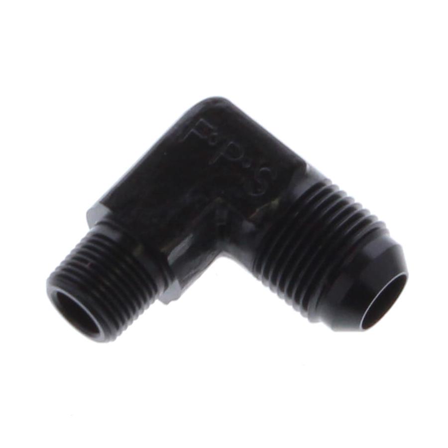 Fragola -10AN x 3/8 NPT 90 Degree Adapter - Black thumbnail 2