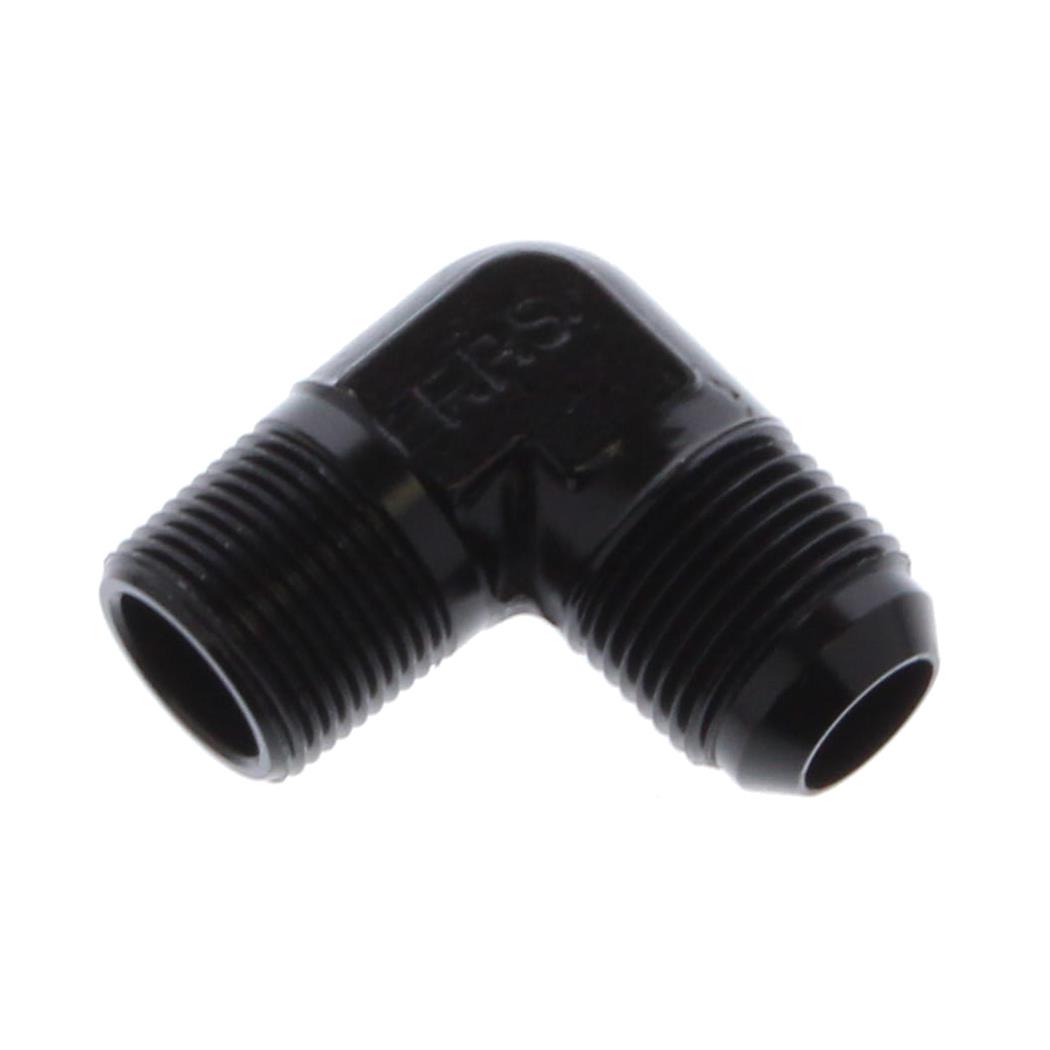 Fragola -12AN x 3/4 NPT 90 Degree Adapter - Black thumbnail 2