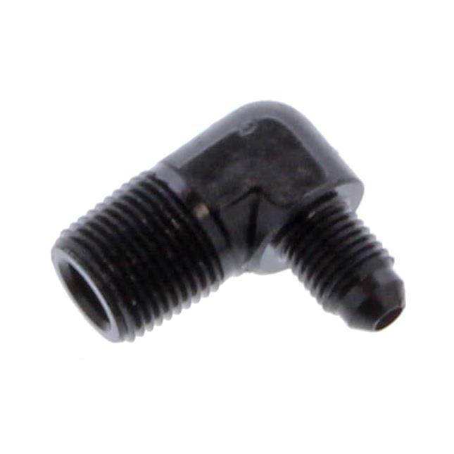 Fragola -4AN x 3/8 NPT 90 Degree Adapter - Black thumbnail 2