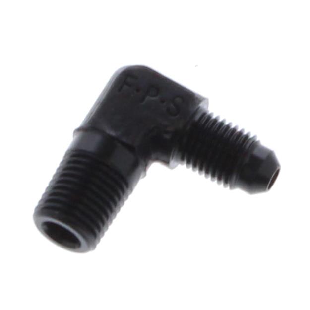 Fragola -4AN x 1/4 NPT 90 Degree Adapter - Black thumbnail 2