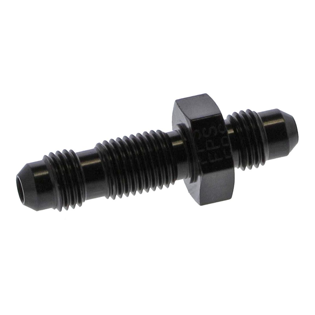 Fragola -4AN Straight Bulkhead - Black thumbnail 2