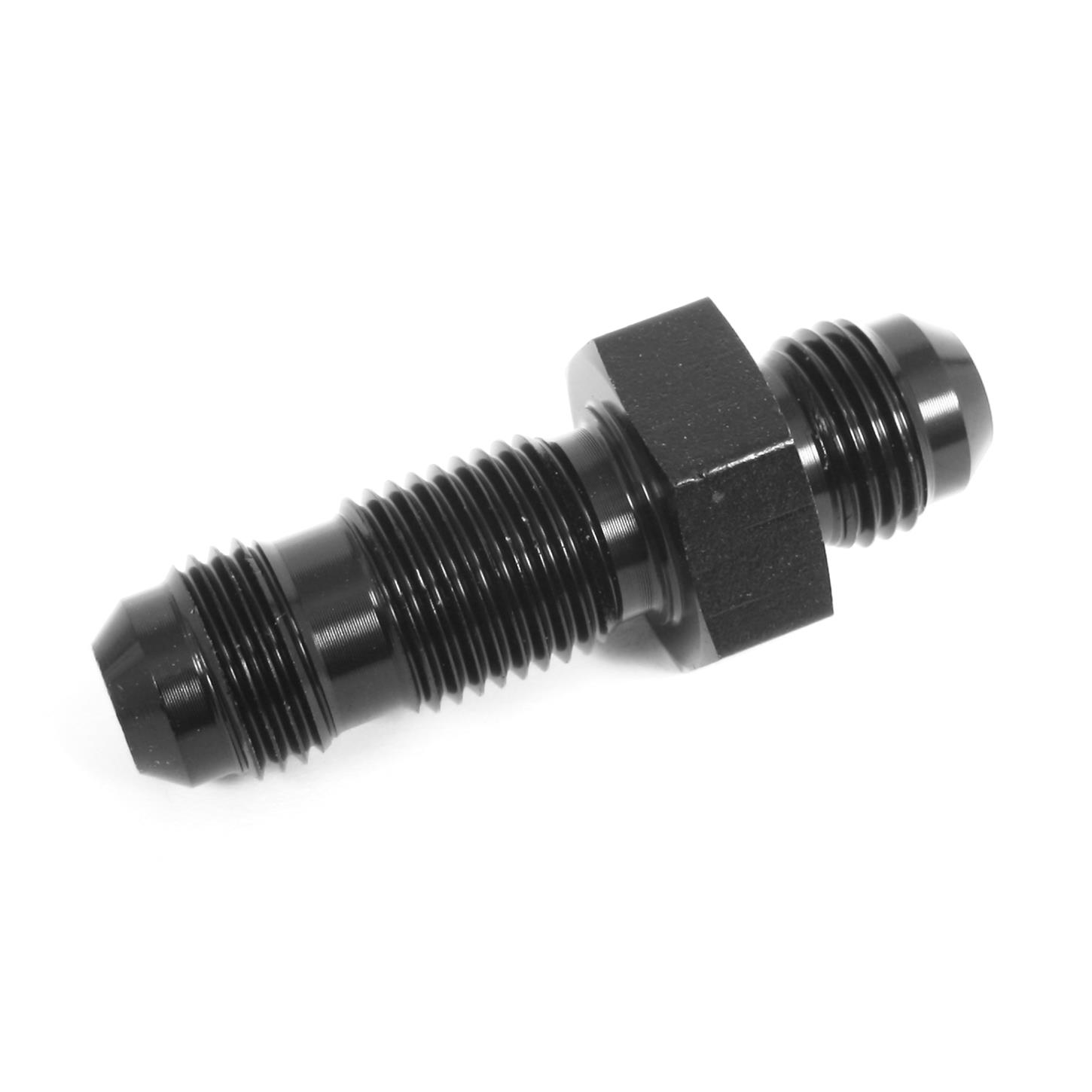 Fragola -6AN Straight Bulkhead - Black thumbnail 2