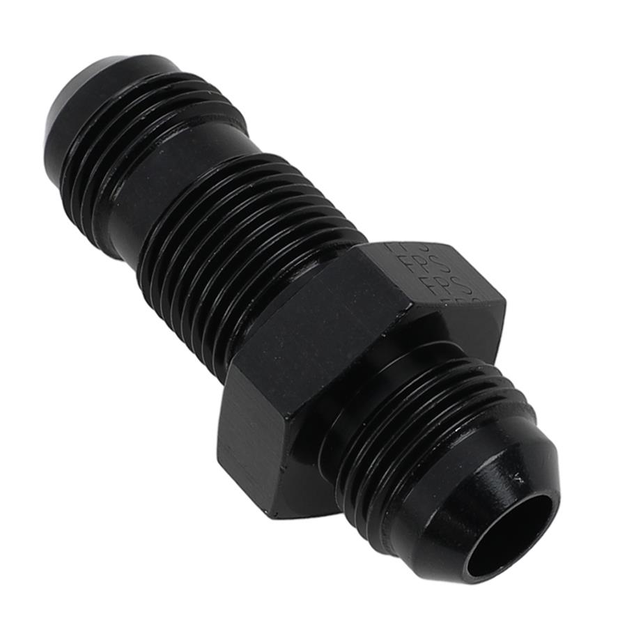 Fragola -8AN Straight Bulkhead - Black thumbnail 2