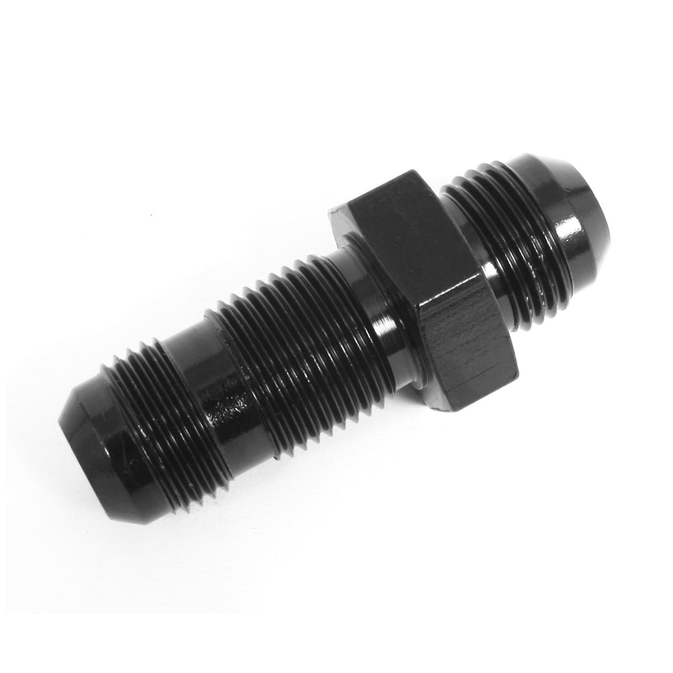 Fragola -10AN Straight Bulkhead - Black thumbnail 3