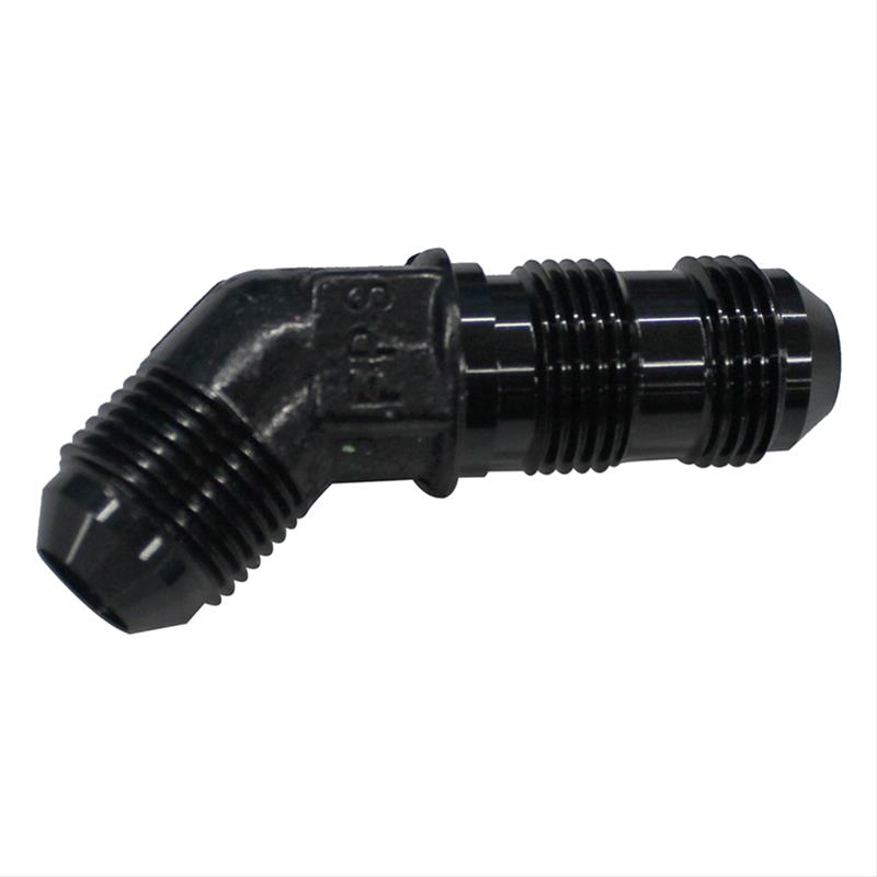 Fragola -8AN x 45 Degree Bulkhead - Black thumbnail 2