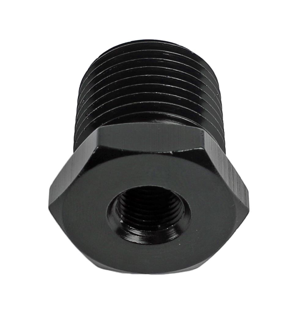 Fragola 1/8 x 1/2 Pipe Reducer Bushing - Black thumbnail 2