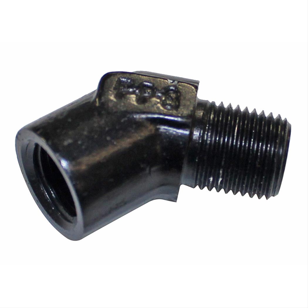 Fragola 1/8 Pipe 45 Degree Male/Female - Black thumbnail 2
