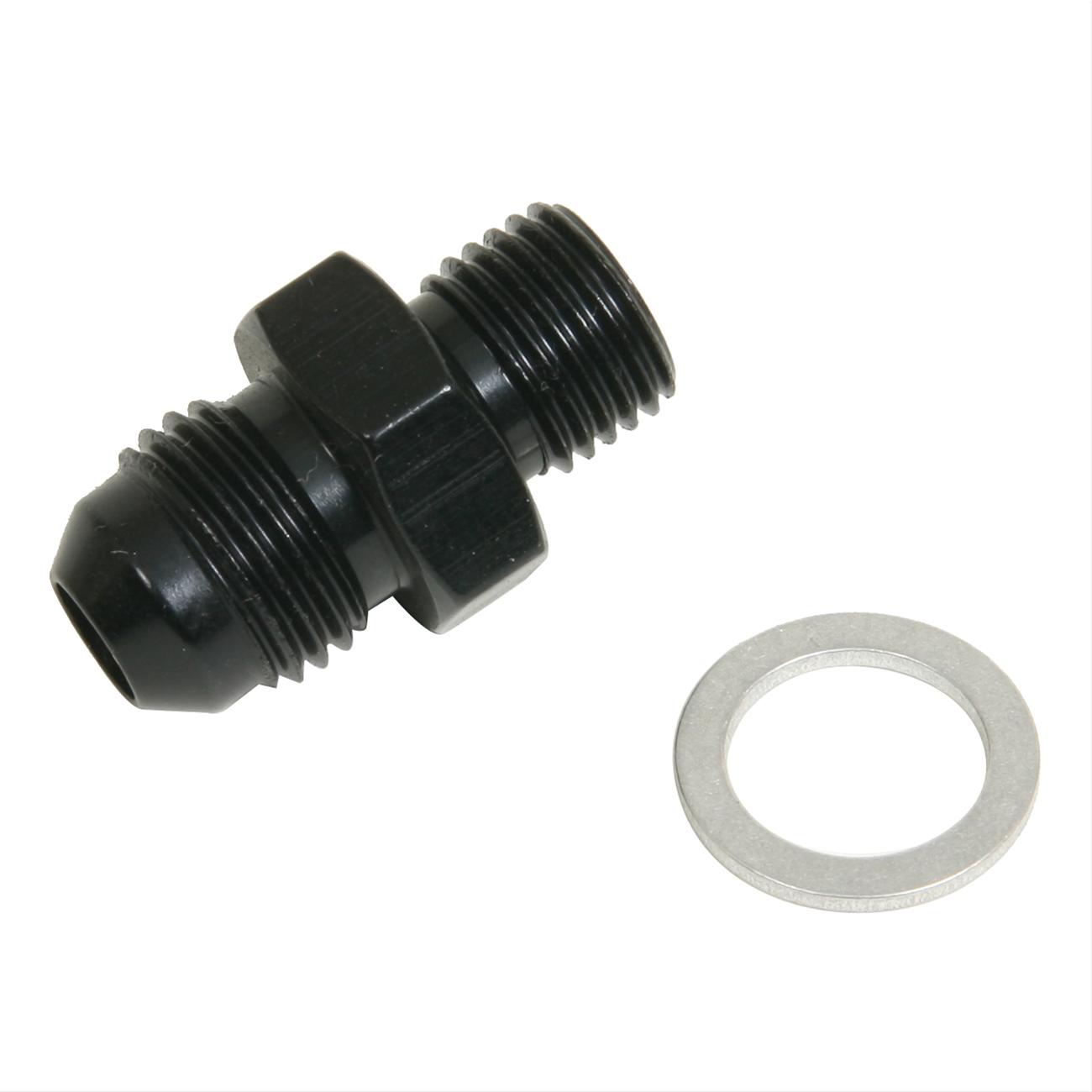 Fragola -6AN x 12mm x 1.25 Male Adapter-Solex - Black thumbnail 2