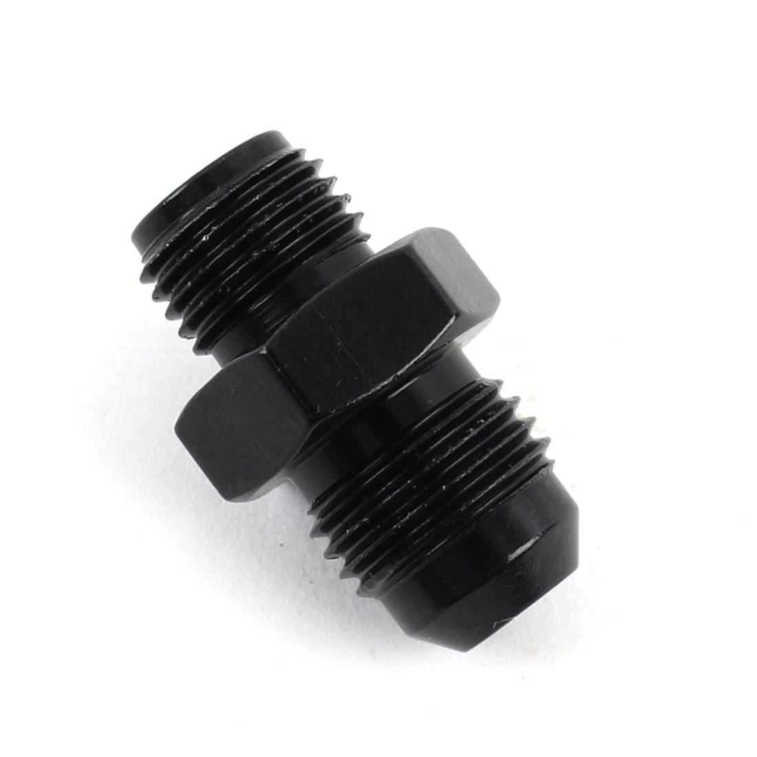 Fragola -6AN x 1/2-20 Male Adapter-5/16 Tube I.F. - Black thumbnail 2