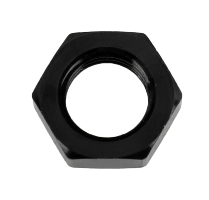 Fragola -6AN Bulkhead Nut - Black