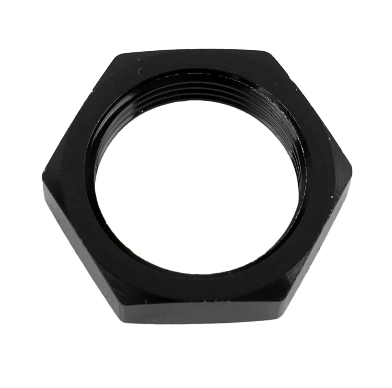 Fragola -16AN Bulkhead Nut - Black