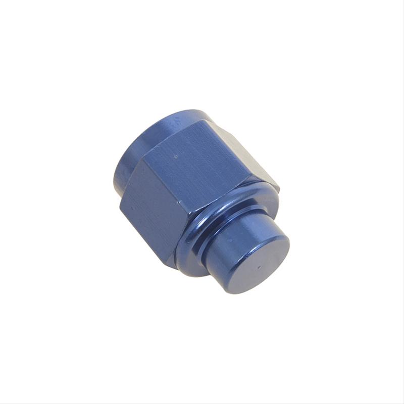 Fragola -8AN Aluminum Flare Cap - Blue thumbnail 3