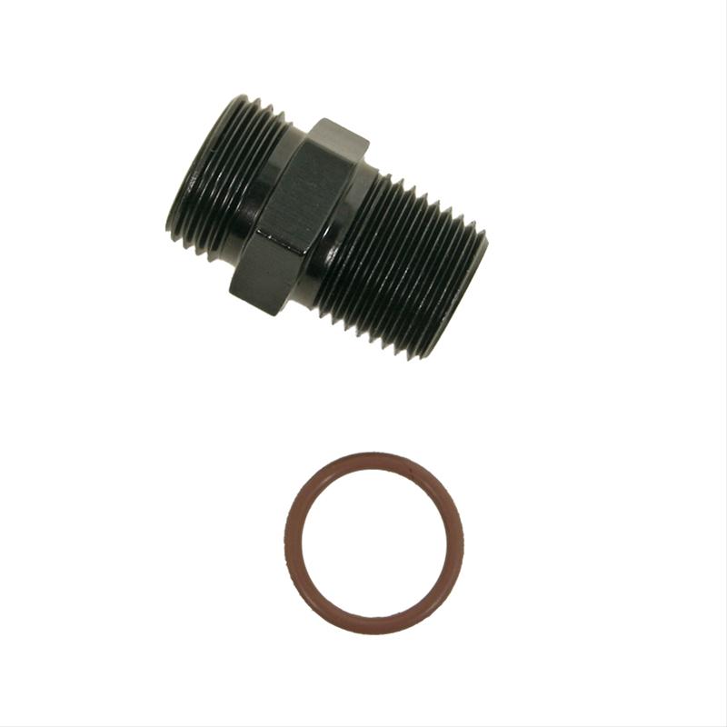 Fragola -10AN O-Ring x 1/2 NPT Adapter - Black thumbnail 2