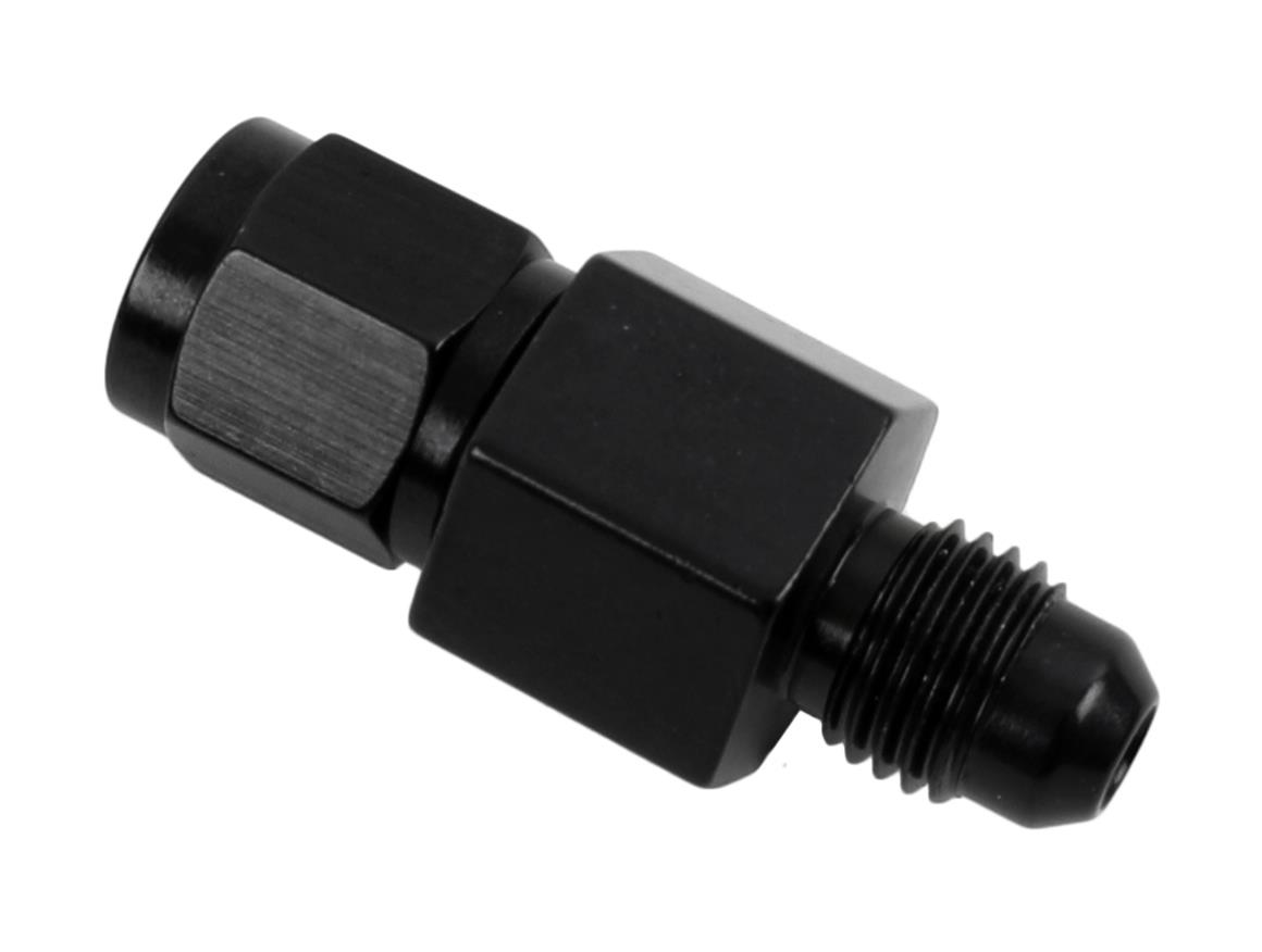 Fragola Inline Gauge Adapter -4AN Male x -4AN Fem