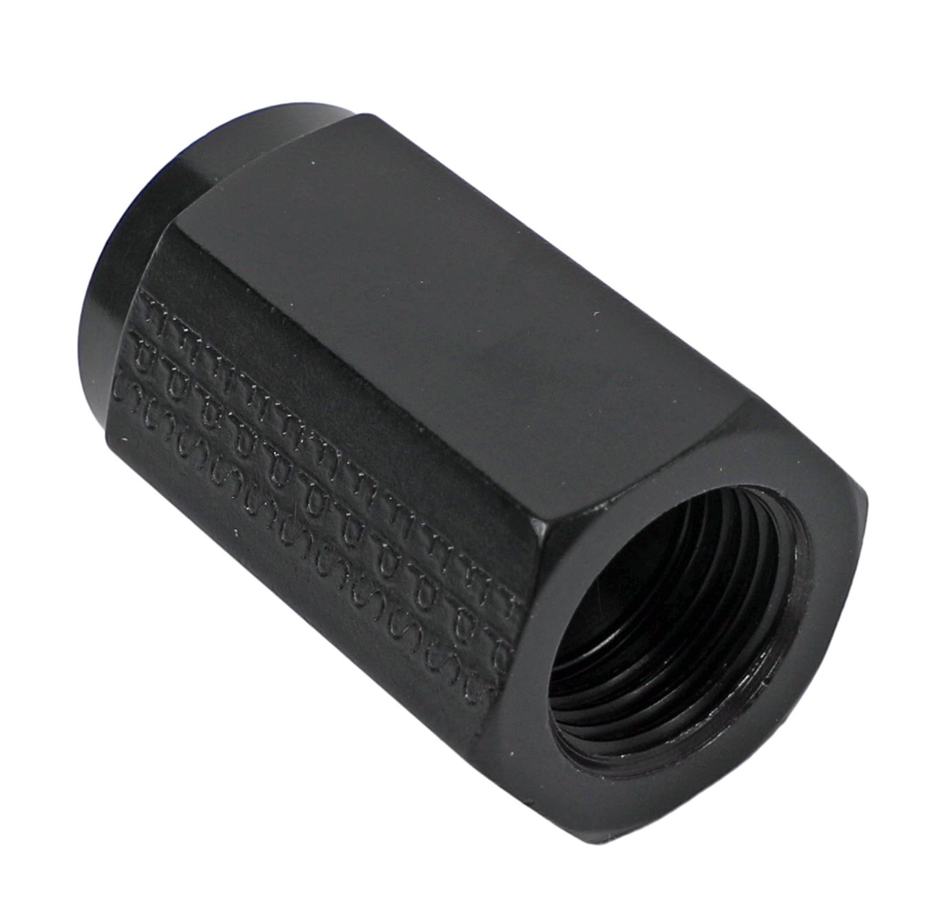 Fragola -8AN Inline Oil Temp Adapter - Black