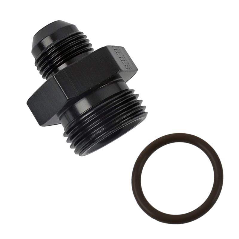 Fragola -8AN x 1 1/16-12 (12) Radius Fitting - Black thumbnail 2
