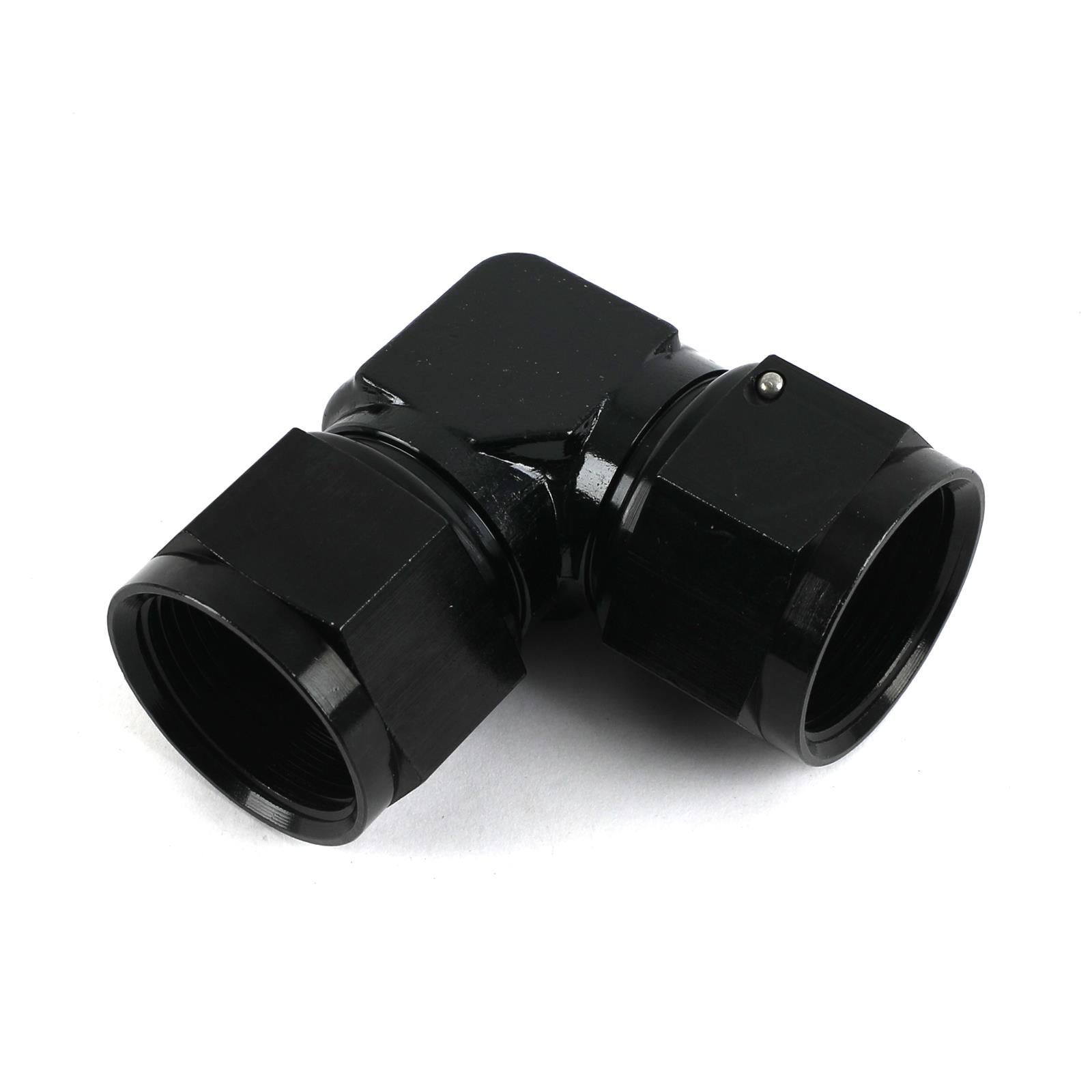 Fragola -16AN x 90 Degree Female Coupler - Black