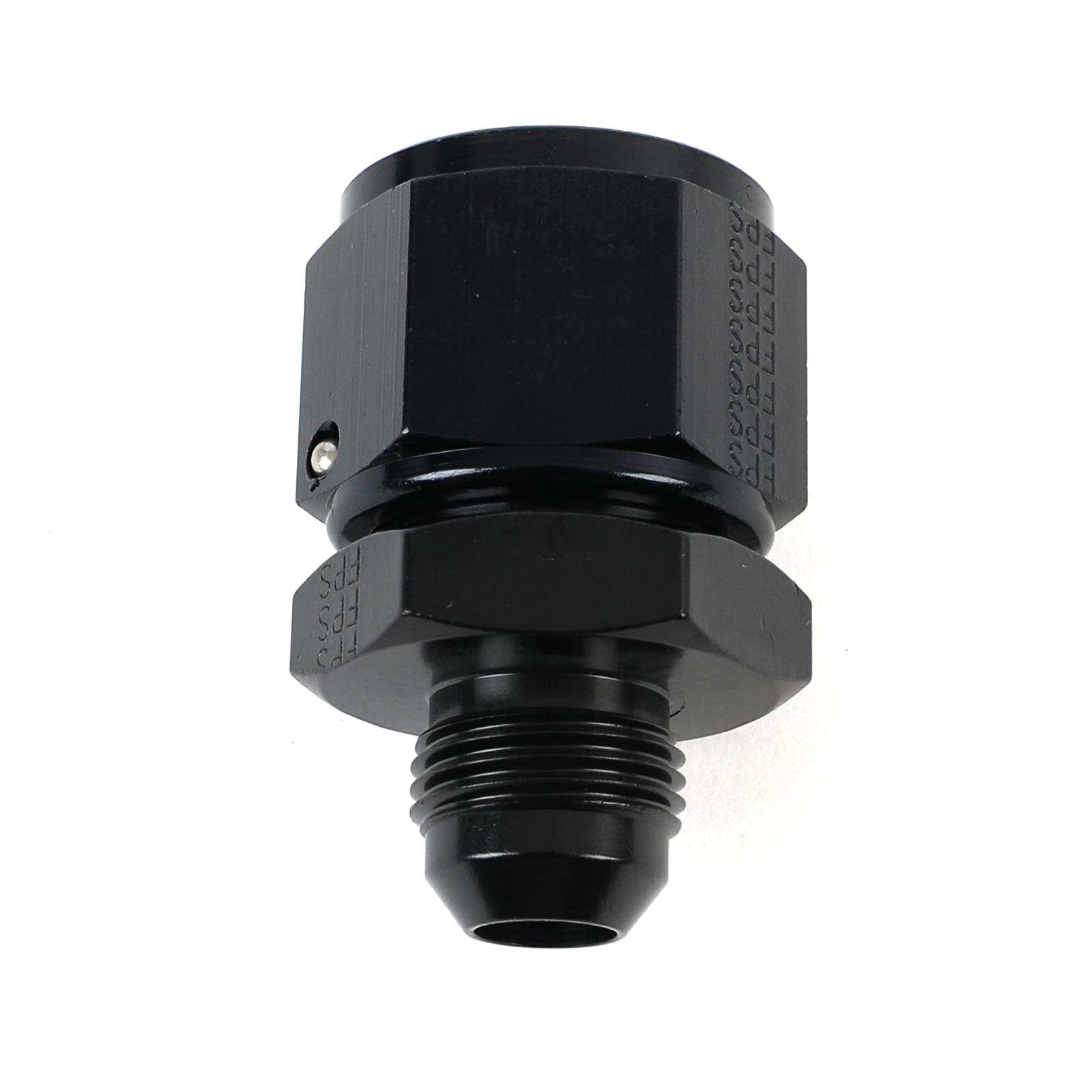 Fragola -12AN Nut x -8AN Male Swivel Reducer - Black