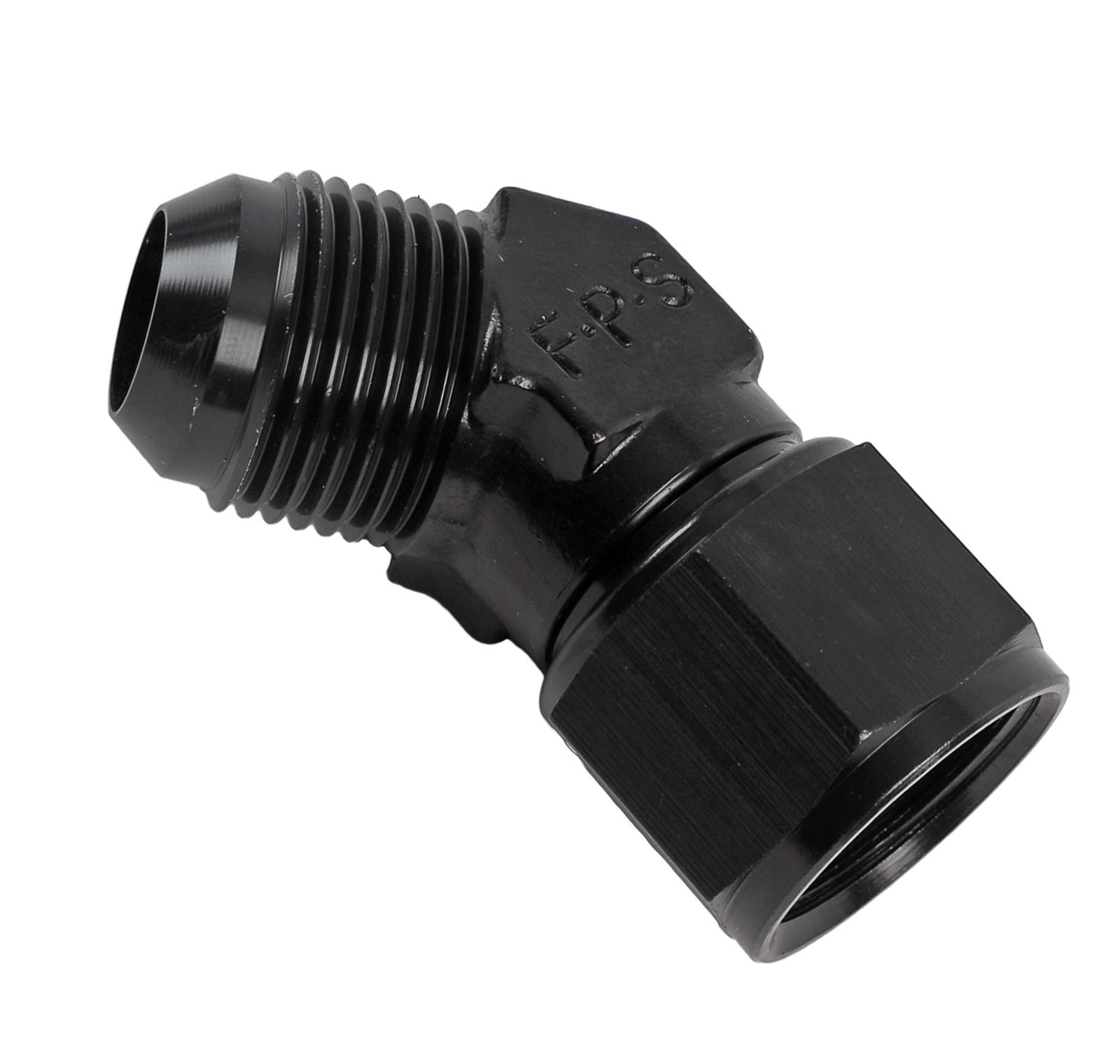 Fragola -12AN Female - Male Flare 45 Degree - Black