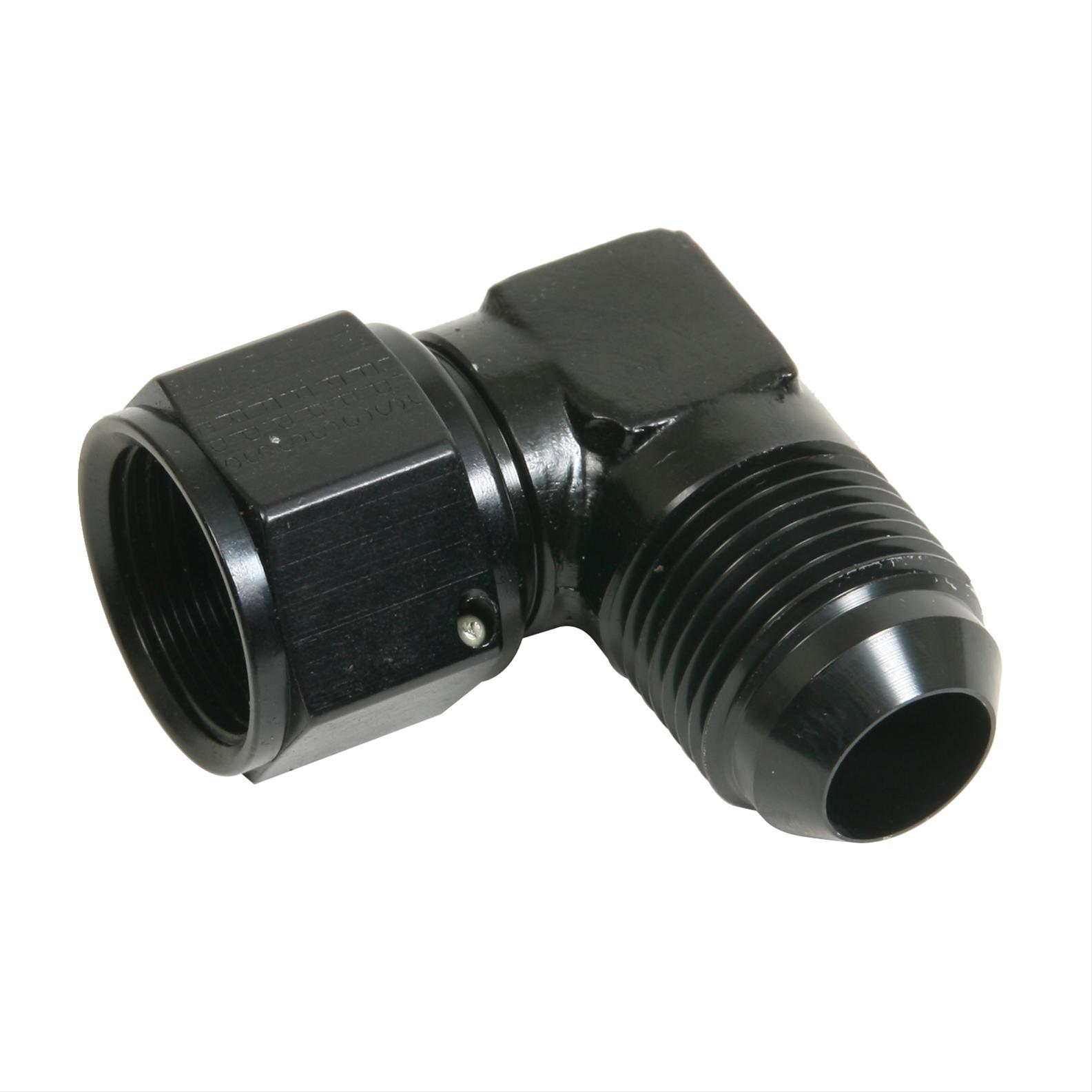 Fragola -12AN Female - Male Flare 90 Degree - Black