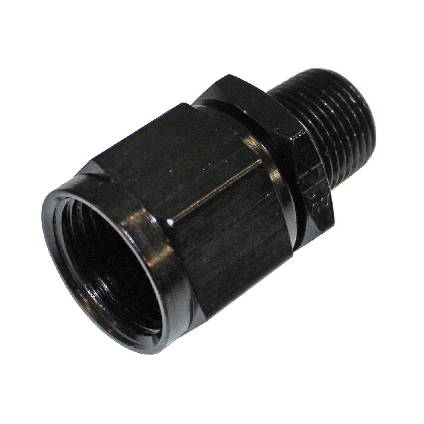 Fragola -10AN Female Swivel To 3/8 NPT - Black