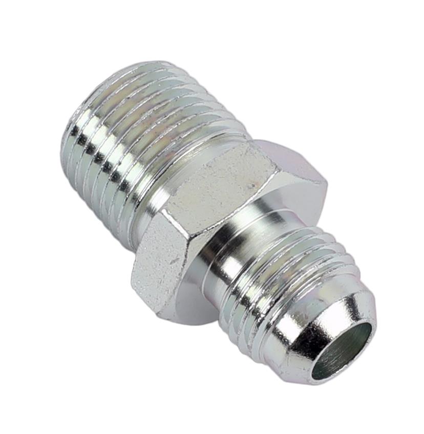 Fragola -6AN x 3/8 NPT Straight Adapter - Steel thumbnail 2