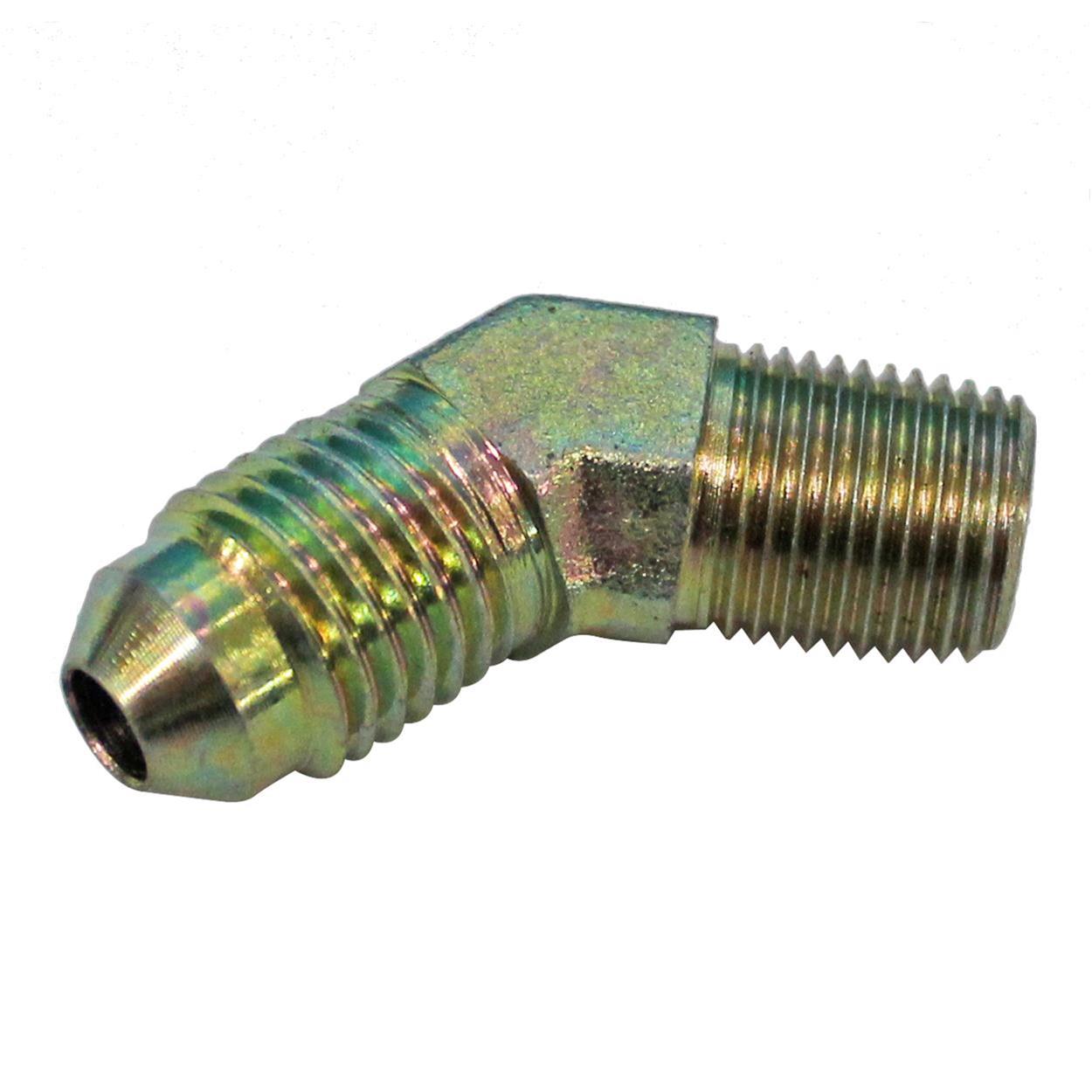 Fragola -6AN x 1/4 NPT 45 Degree Adapter - Steel thumbnail 2