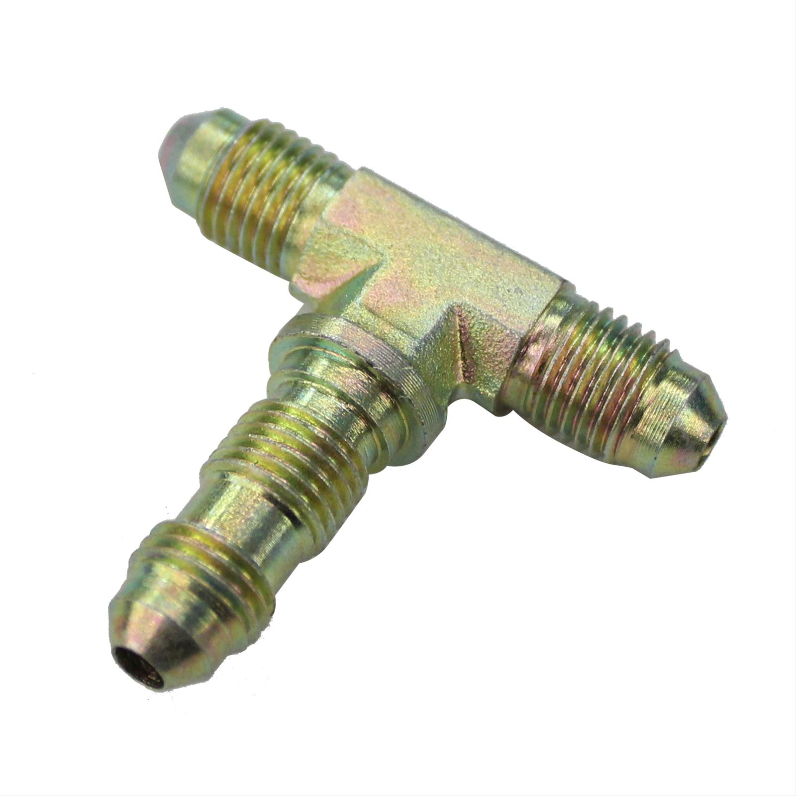 Fragola -4AN Bulkhead Tee - Steel