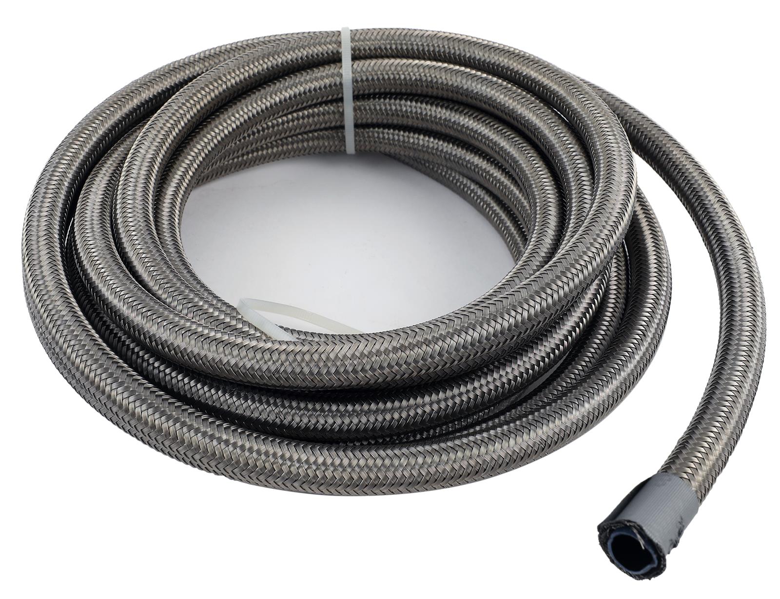 8AN Braided Stainless PTFE Hose - 15Ft